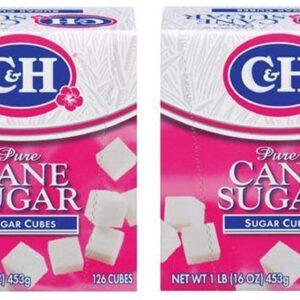 C&H Pure Sugar Cane Cubes, 16 oz (Pack of 2)