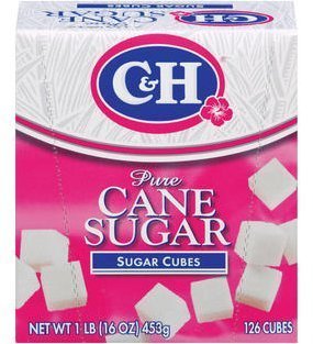 C&H Pure Sugar Cane Cubes, 16 oz (Pack of 2)