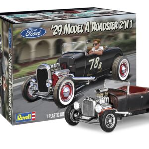 Revell 85-4463 1929 Model A Roadster 1:25 Scale 149-Piece Skill Level 5 Model Car Building Kit