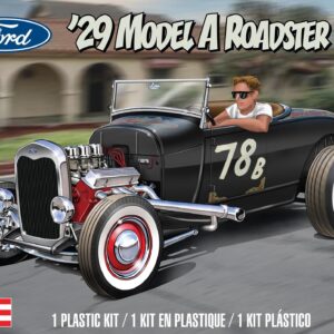 Revell 85-4463 1929 Model A Roadster 1:25 Scale 149-Piece Skill Level 5 Model Car Building Kit