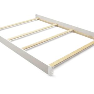 Full Size Conversion Kit Bed Rails for Bentley Crib by Delta Children - #0050 (Bianca White - 130)
