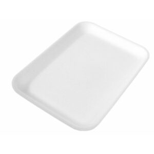 dyne-a-pak 2s white foam tray 8.25x5.75 case of 500