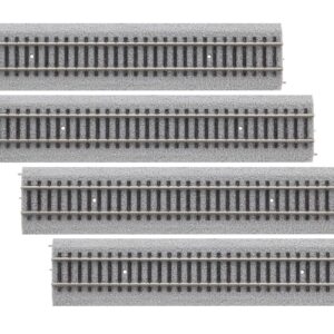 Lionel HO Gauge Track, 9" Straight MagneLock Pack of 4