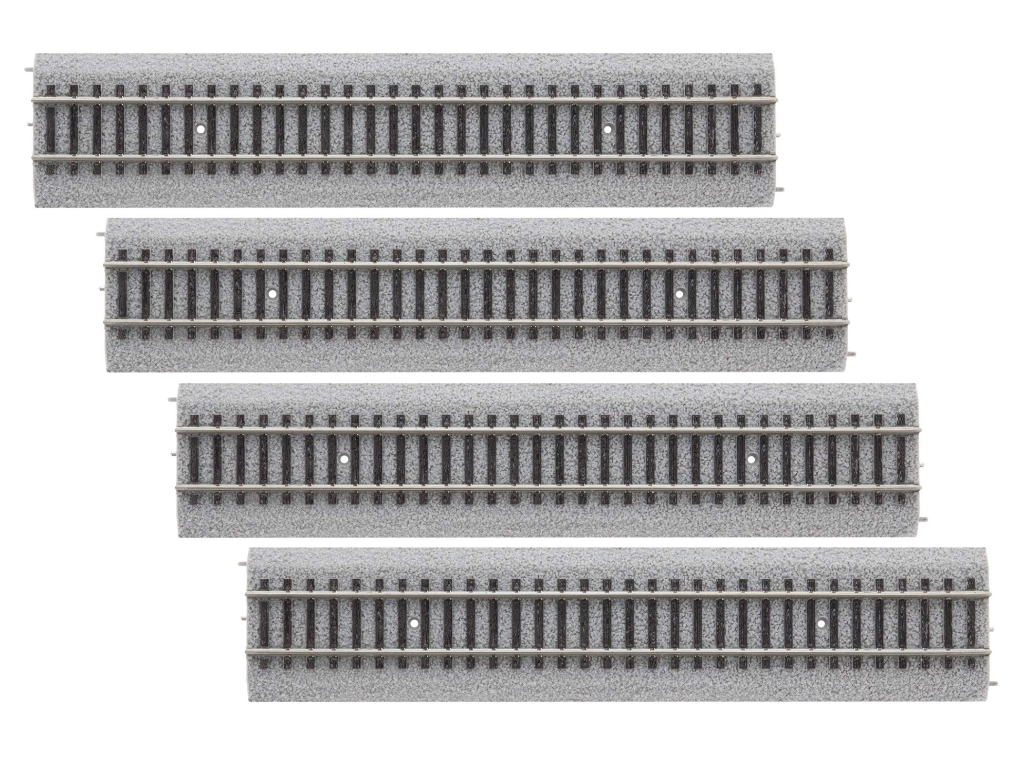 Lionel HO Gauge Track, 9" Straight MagneLock Pack of 4