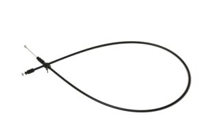recliner-handles replacement cable 2 1/8" exposed wire, 3mm barrel-tip, 6mm barrel, 38" overall length