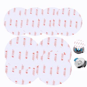 suction cup double sided adhesive pad 8pack mount disk hook dashboard sticky pads for gps phone car dash windshield shower replacement mounting heavy duty clear glue 6cm and 8cm for xiaoyi camera