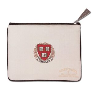 catstudio Harvard University Collegiate Zipper Pouch Purse | Holds Your Phone, Coins, Makeup, Dog Treats, & Tech Tools