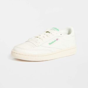 Reebok Women's Club C 85 Vintage Sneaker, Chalk/Glen Green/Paperwhite/Excellent RED, 11