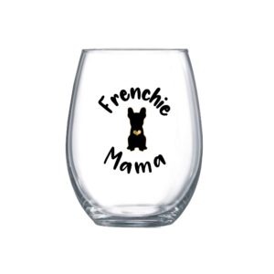 french bulldog gifts for women frenchie mom stemless wine glass for her cup idea large 0129