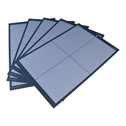 A3 Non Slip Vinyl Cutter Plotter Cutting Mat with Craft Sticky Printed Grid, 460mm*300mm