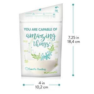 Evenflo Feeding Advanced Breast Milk Storage Bags for Breastfeeding - 5 Ounces (25 Count)