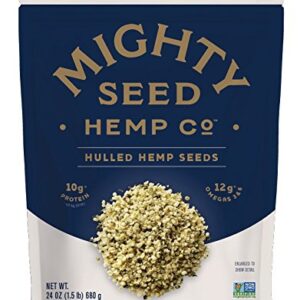 Mighty Seed Hemp Hulled Seeds, 24 Ounce