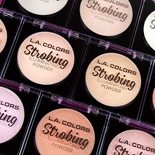 L.A. COLORS Strobing Illuminating Powder, Champagne, 1 Ounce