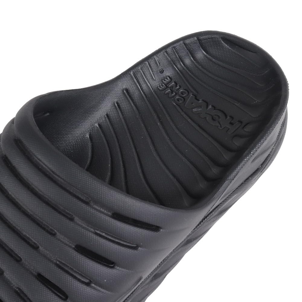 HOKA ONE ONE Womens ORA Recovery Slide 2 Black/Black Sandal - 7