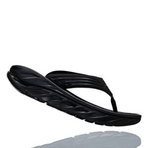 Hoka ONE ONE Women's Ora Recovery Flip 2 Sandals, Black, Size 9.0