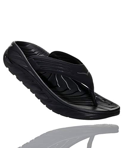 Hoka ONE ONE Women's Ora Recovery Flip 2 Sandals, Black, Size 9.0