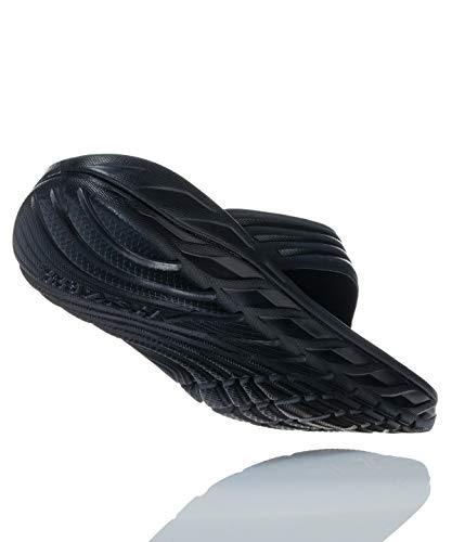 Hoka ONE ONE Women's Ora Recovery Flip 2 Sandals, Black, Size 9.0