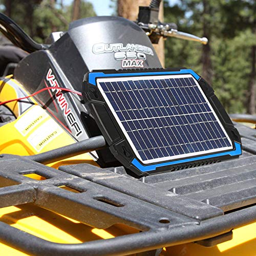 SUNER POWER 12V Solar Car Battery Charger & Maintainer, 6W Waterproof Solar Trickle Charger, Portable Solar Charger, High Efficiency Solar Panel Kit for Deep Cycle Marine RV Trailer Boat