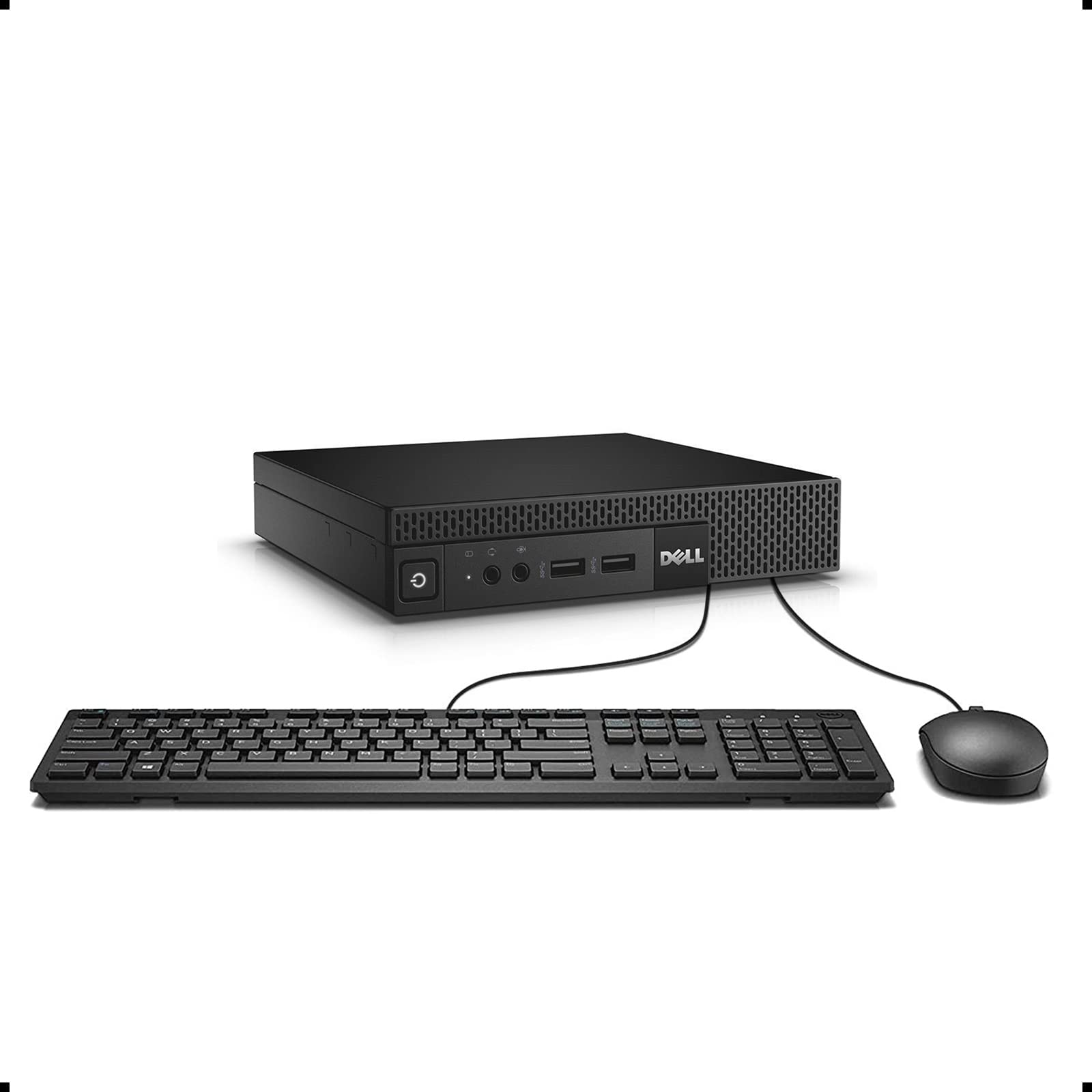 Fast DELL Optiplex 3020 Micro Desktop Computer Ultra Small Tiny PC (Intel Quad Core i5-4590T, 8GB Ram, 256GB SSD, WIFI, HDMI) Windows 10 Pro (Renewed)