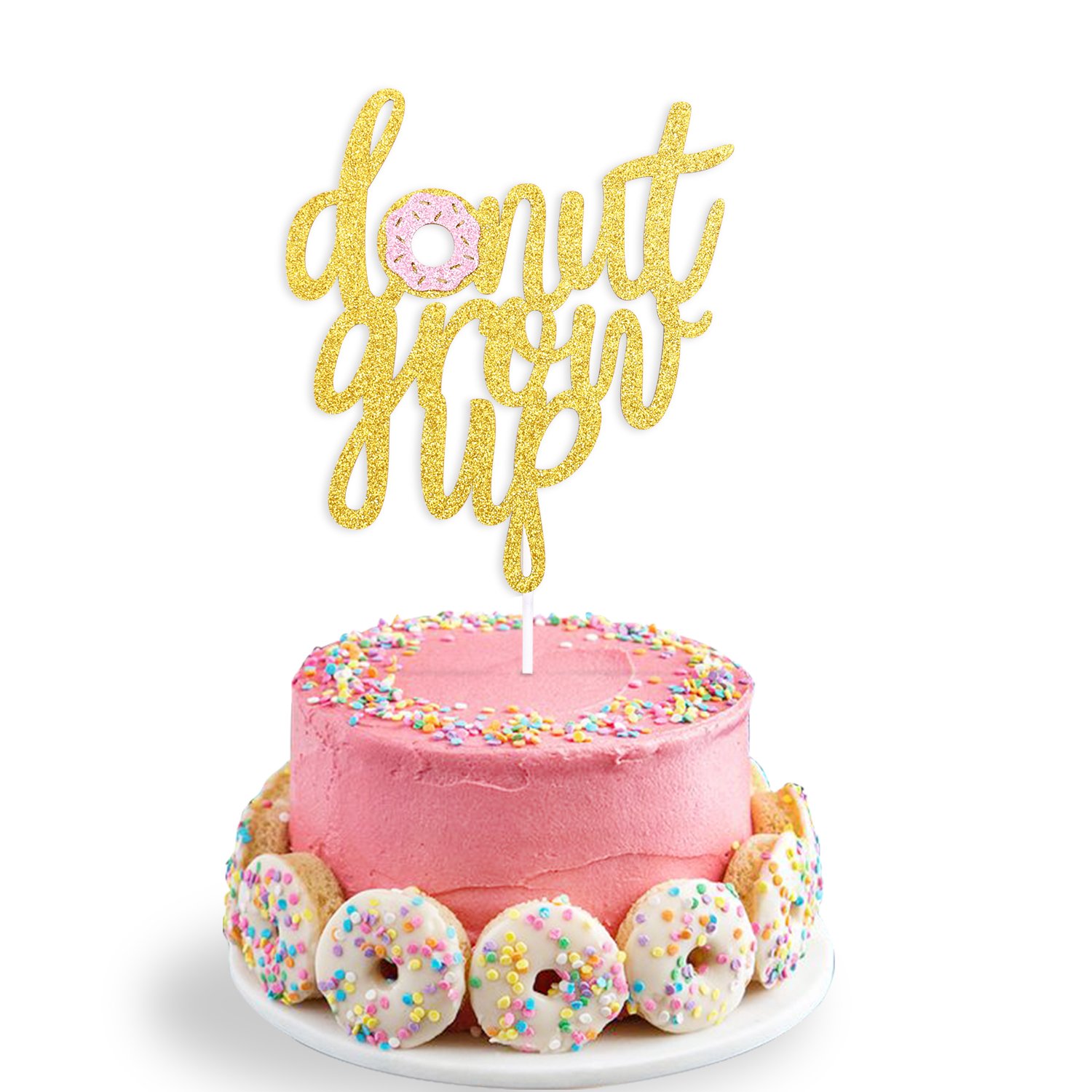 Donut Grow Up Cake Topper