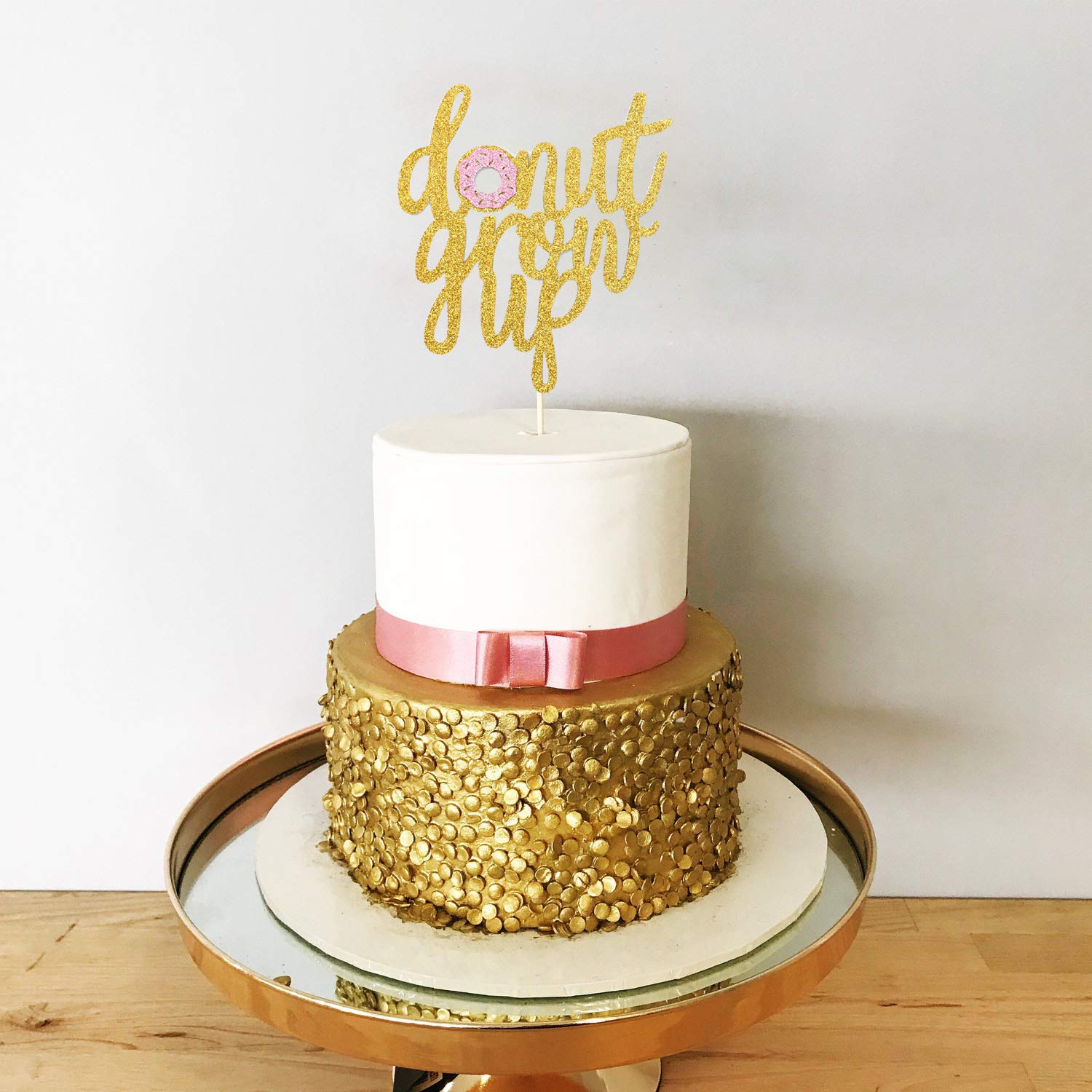 Donut Grow Up Cake Topper