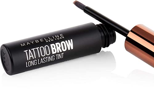 Maybelline New York Brow Tattoo Longlasting Tint Medium Brown 4.9ml,0.16 Fl Oz (Pack of 1),YDK03043