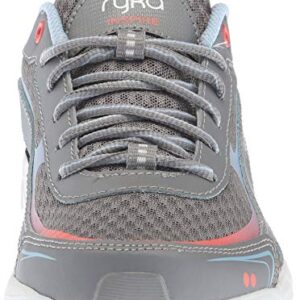 Ryka Women's Inspire Athletic Shoe, Grey, 9 W US