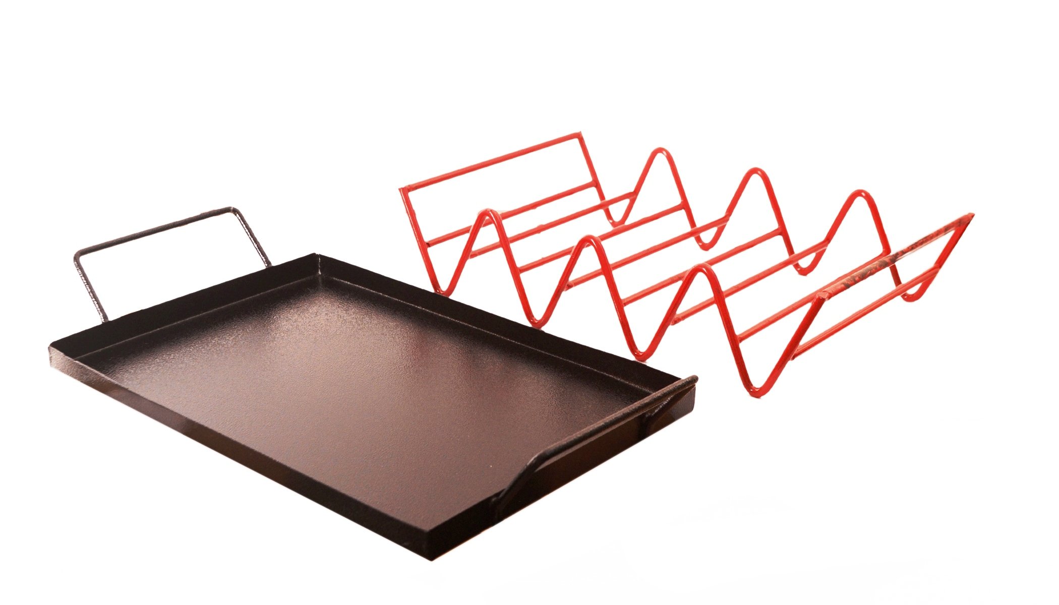 Purpledip Iron Bread/Toast Serving Tray Stand: Unique Kitchen Dining Essential (11301)