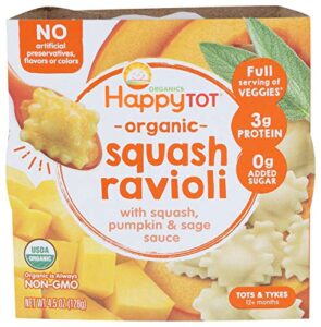 happy tot organic squash ravioli, 4.5 oz