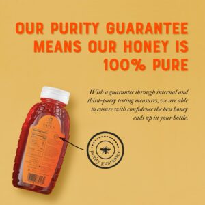 Nate's Georgia 100% Pure, Raw & Unfiltered Honey, 32 oz. Squeeze Bottle - All-natural Sweetener