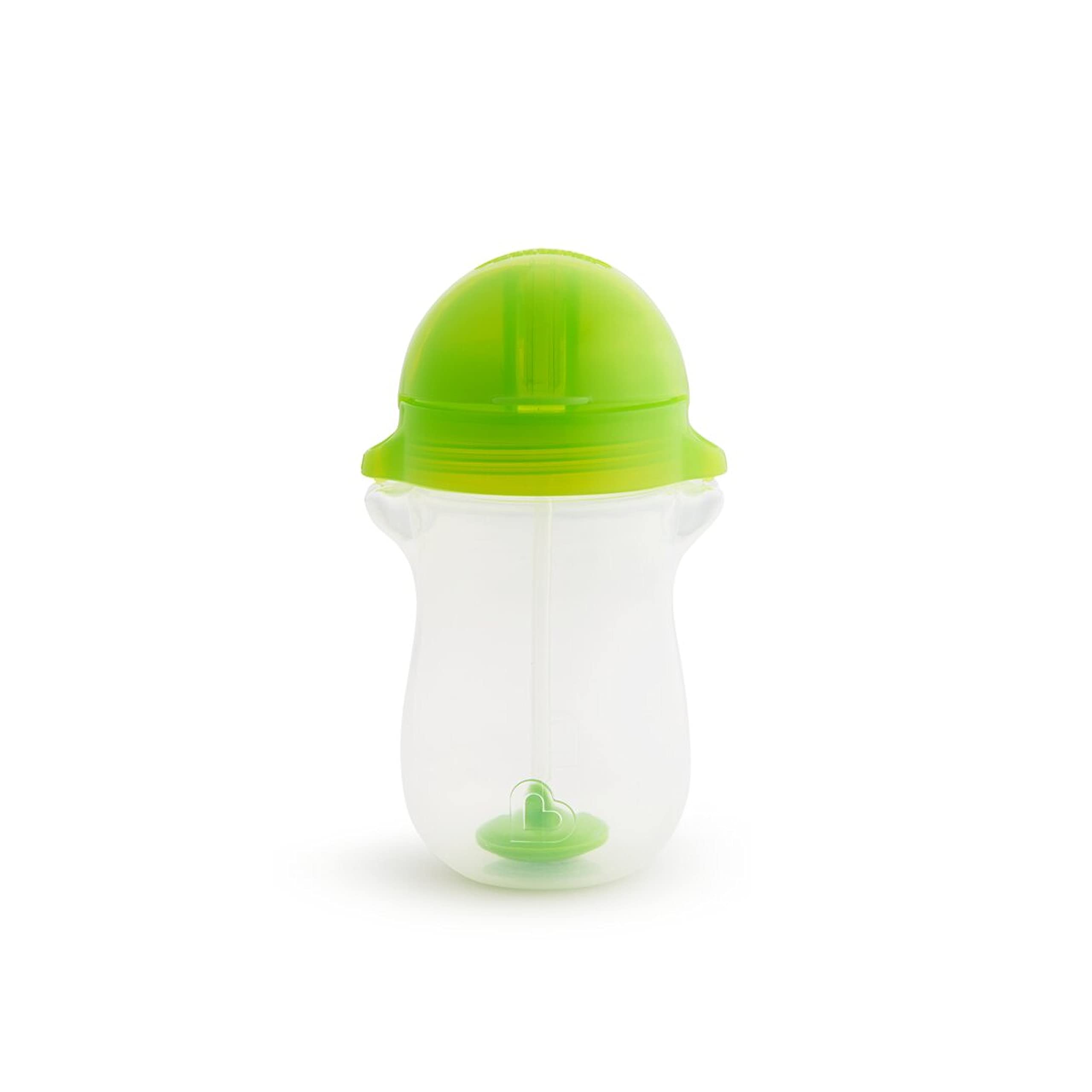 Munchkin Click Lock Any Angle Weighted 2 Piece Straw Cup (Green)