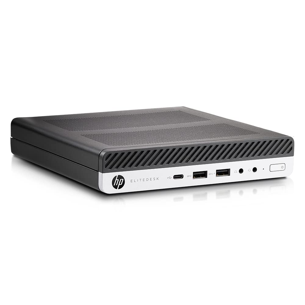 HP EliteDesk 800 G8 Mini (Intel Hexa-Core Core i5-11500T vPro, 32GB RAM, 1TB SSD, UHD Graphics 750, Keyboard, Mouse, Type-C, DisplayPort) Tiny Business Desktop PC, Win 11 Pro