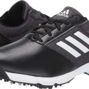 adidas Womens TECH Response Golf Shoe, Black/Silver Metallic/Grey Five, 5.5 M US