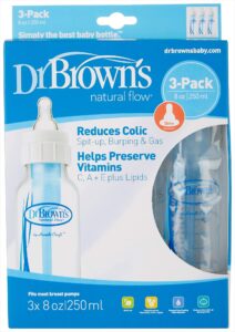 natural flow polypropylene bottle 3 pack size: 8 oz