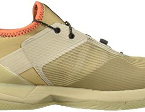 adidas Women's Adizero Ubersonic 3 Citified, Light Brown/Grey/True Orange, 7.5 M US