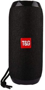 t&g117 portable bluetooth speaker (black)