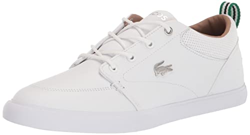 Lacoste Men's Bayliss Sneaker, Deep White, 7 Medium US