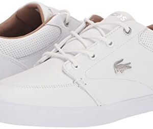 Lacoste Men's Bayliss Sneaker, Deep White, 7 Medium US