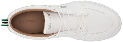 Lacoste Men's Bayliss Sneaker, Deep White, 7 Medium US