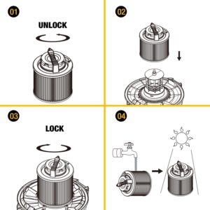 DEWALT DXVC4001 Cartridge Filter Replacement Fit for 4-5 Gallon Wet/Dry Vacuum Cleaners DXV04T, DXV05P, DXV05S, DXV08S, DXV06G