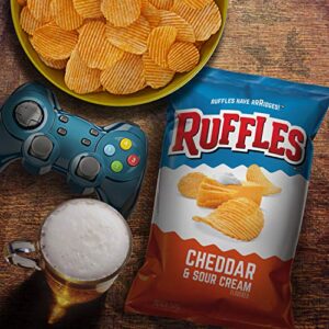 Ruffles Potato Chips, Variety Pack, 1 Ounce (Pack of 40)