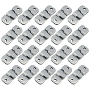 sydien 20pcs stainless steel sectional sofa interlocking furniture connector brackets 2mm thickness