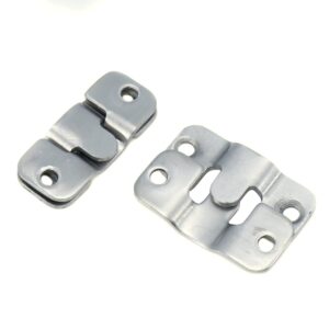 Sydien 20Pcs Stainless Steel Sectional Sofa Interlocking Furniture Connector Brackets 2mm Thickness