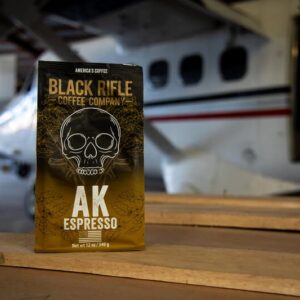 Black Rifle Coffee Company AK Espresso, Medium Roast Ground Coffee, 12 OZ Bag