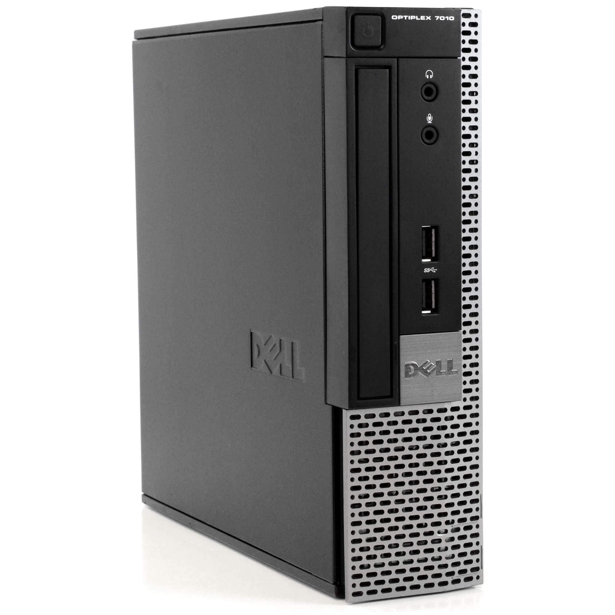 Dell Desktop Optiplex 7010 USFF - Intel Core i3-3220 3.3GHz, 8GB DDR3 RAM, 120GB SSD, Windows 10 Pro (Renewed)