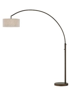 artiva usa led602211fbt elena led arch floor lamp, 80", antique bronze