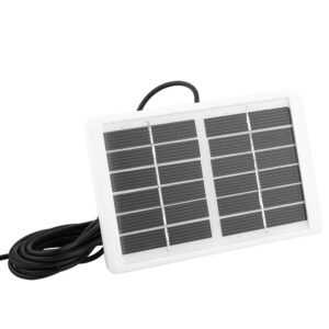 Asixx Solar Panel Charger, 6V 12.W Outdoor Multi-Function Portable Waterproof Solar Panel Charger for Emergency Lamp Fan, Outdoor Activities, Emergency, and Outdoor Working