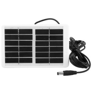 Asixx Solar Panel Charger, 6V 12.W Outdoor Multi-Function Portable Waterproof Solar Panel Charger for Emergency Lamp Fan, Outdoor Activities, Emergency, and Outdoor Working