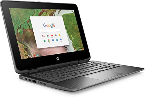 HP Chromebook 11 X360, 11.6" Corning Gorilla Glass Touchscreen Display, Intel Celeron N3350, Intel HD Graphics 500, 64GB eMMC, 4GB SDRAM, Snow White, 11-ae051wm