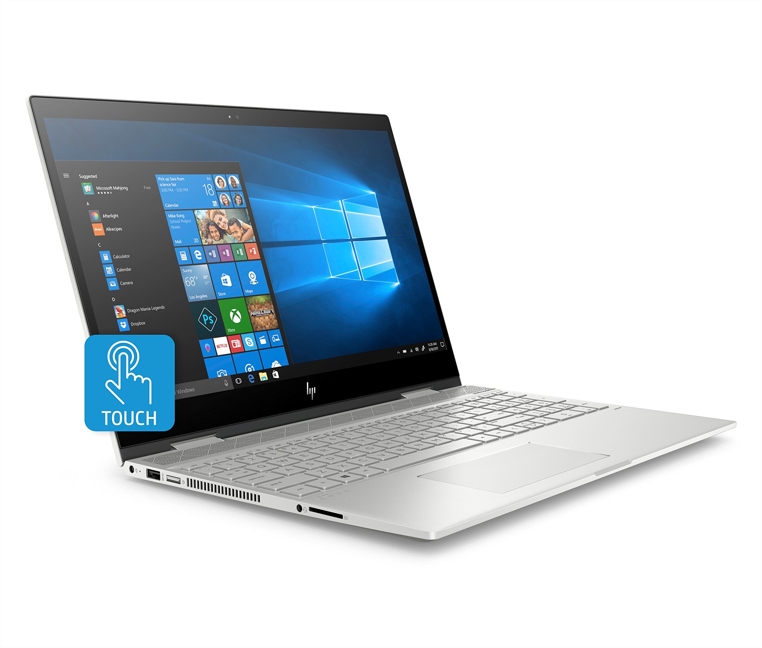 HP - ENVY x360 2-in-1 15.6" Touch-Screen Laptop - Intel Core i7 - 12GB Memory - 256GB Solid State Drive - HP Finish In Natural Silver